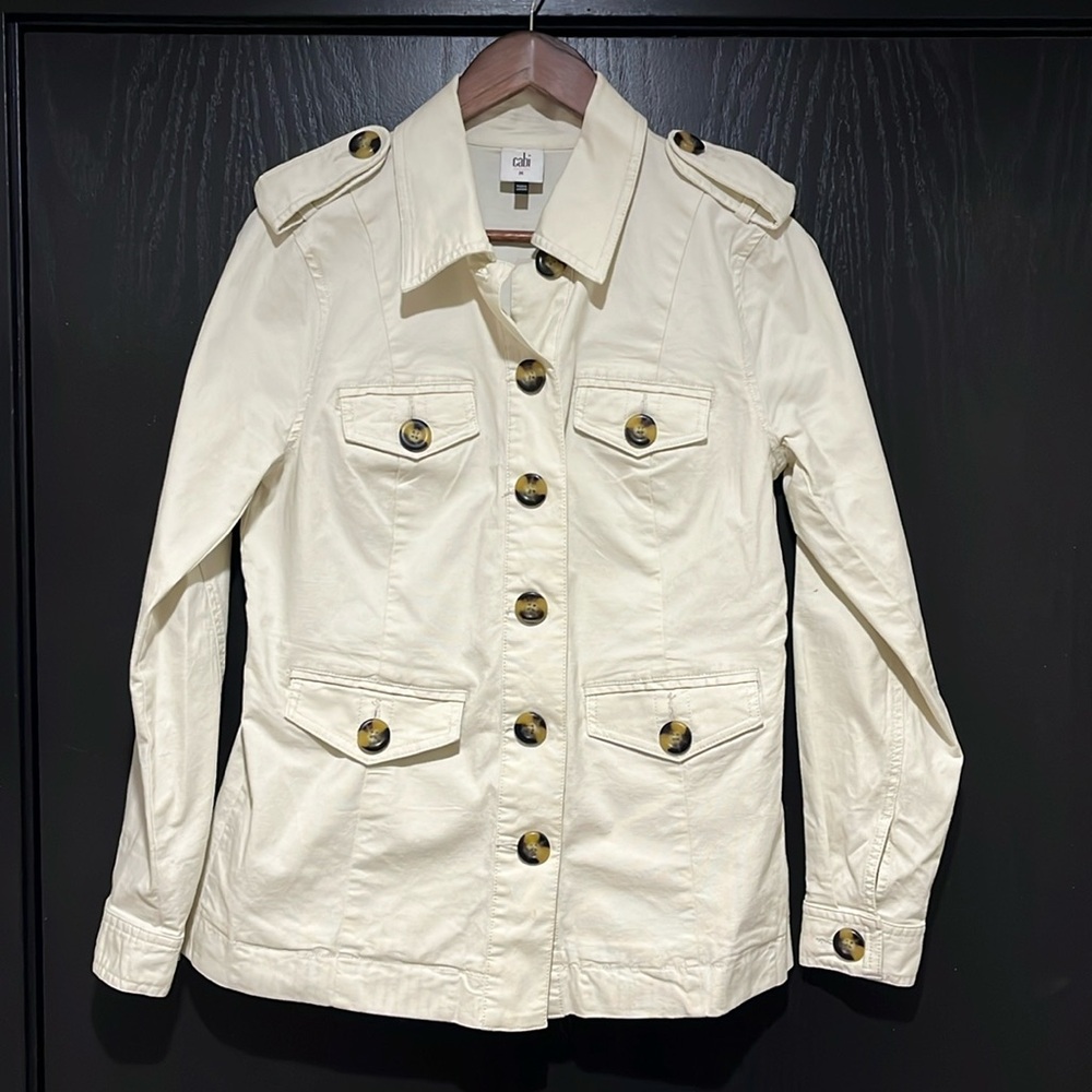 Cabi Jacket - Tan/Khaki - medium